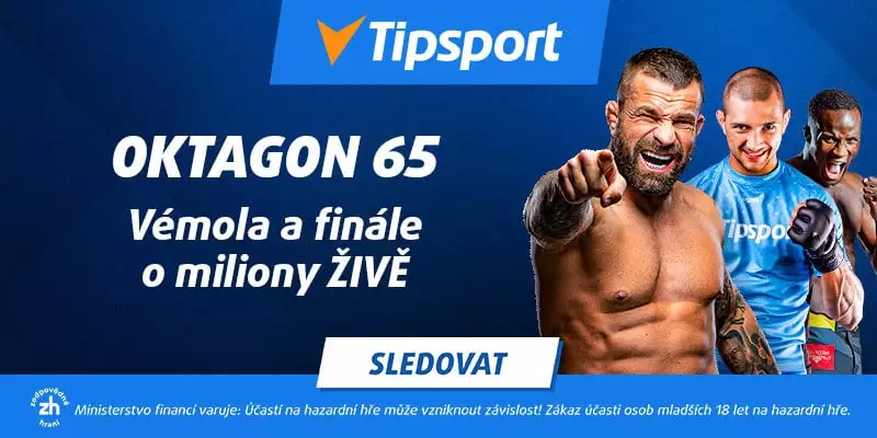 Oktagon 65 živě přes TV Tipsport