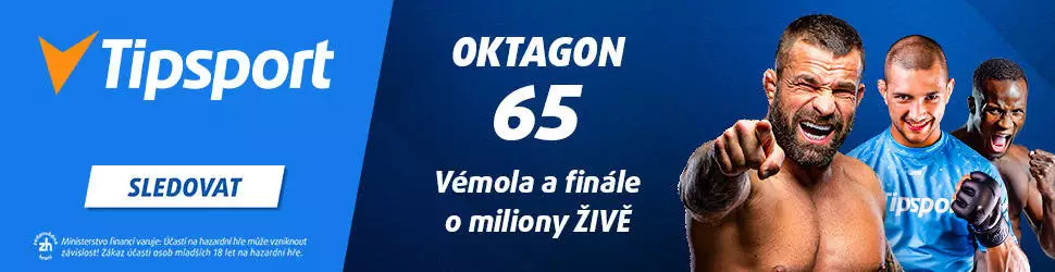 Sledujte živě Oktagon 65 na TV Tipsport