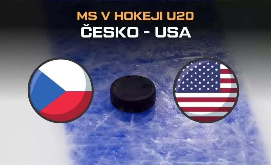 Česko - USA semifinále MS v hokeji juniorů