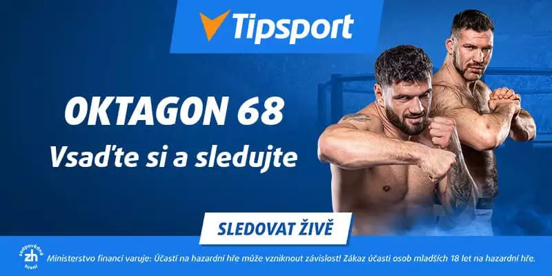 Oktagon 68 live na TV Tipsport