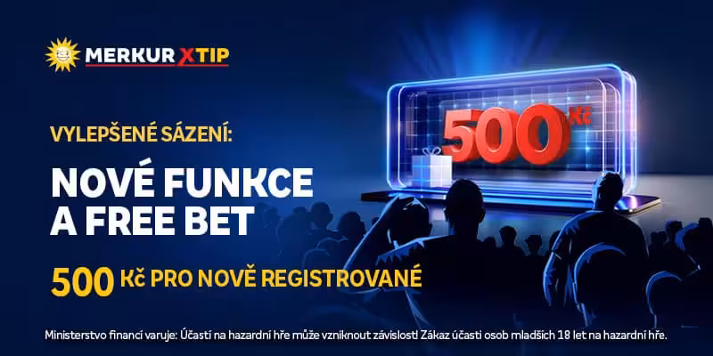 Merkur xtip vylepšené sázení free bet