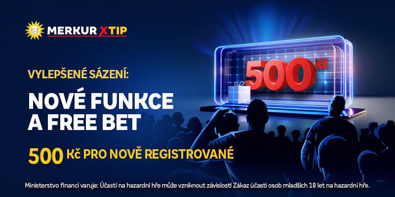 Merkur xtip vylepšené sázení free bet