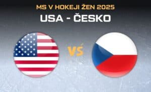USA - Česko semifinále MS v hokeji žen 2025