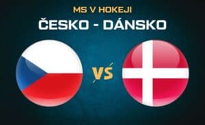 Česko - Dánsko MS v hokeji 2025
