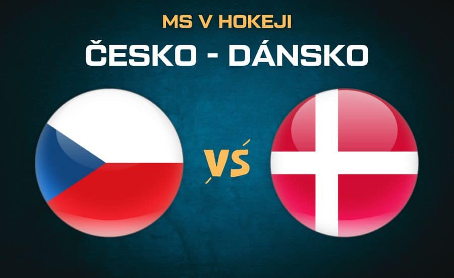 Česko - Dánsko MS v hokeji 2025
