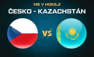 Česko - Kazachstán MS v hokeji 2025
