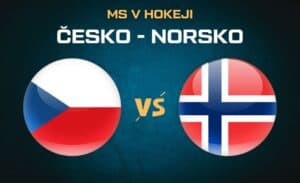 Česko - Norsko MS v hokeji 2025
