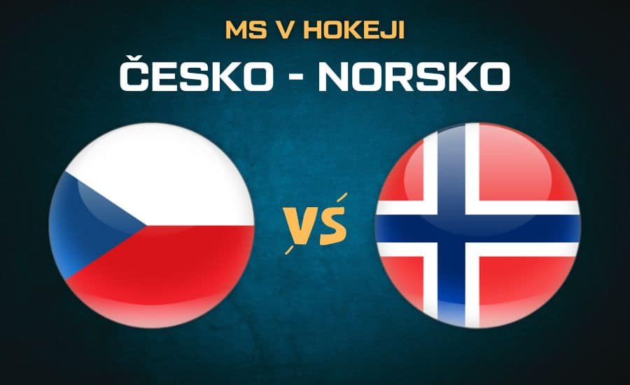 Česko - Norsko MS v hokeji 2025