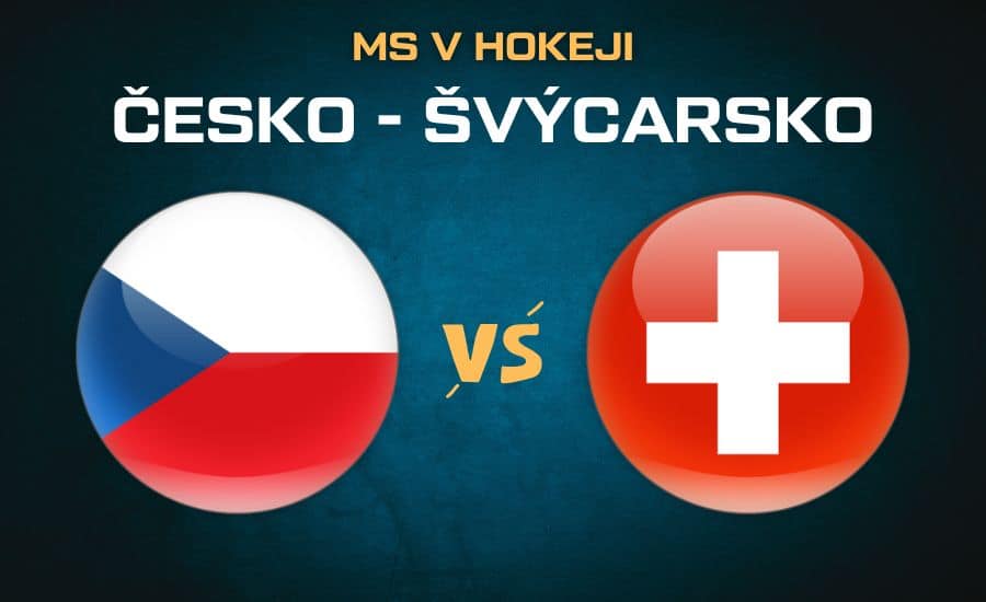 Česko - Švýcarsko MS v hokeji 2025