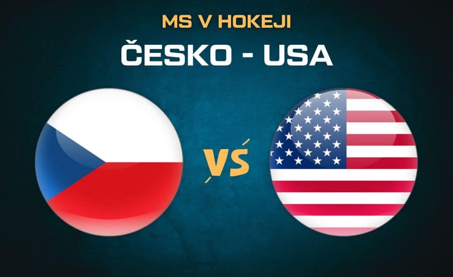 Česko - USA MS v hokeji 2025
