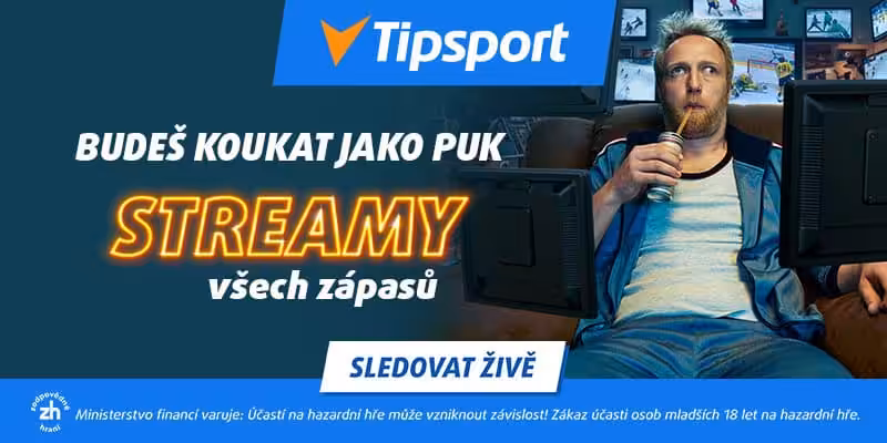 Live stream zápasy MS v hokeji na TV Tipsport