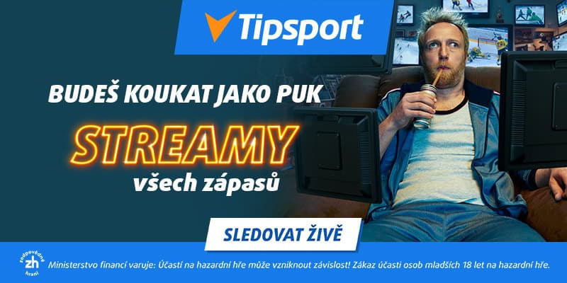 Live stream zápasy MS v hokeji na TV Tipsport