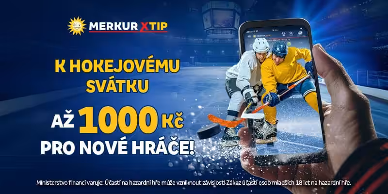 Merkur xtip 1000kč bonus