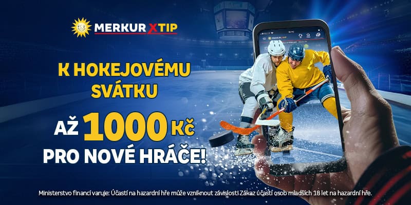 Merkur xtip 1000kč bonus