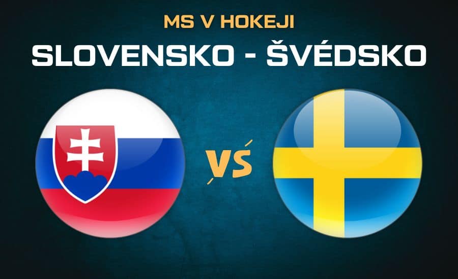 Slovensko - Švédsko MS v hokeji 2025