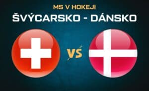 Švýcarsko - Dánsko semifinále MS v hokeji 2025