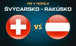 Švýcarsko - Rakúsko čtvrtfinále MS v hokeji 2025