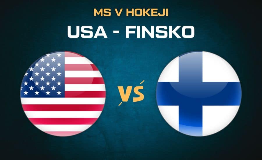 USA - Finsko čtvrtfinále MS v hokeji 2025