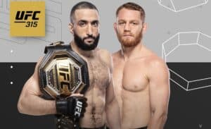 UFC 315 program