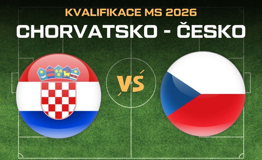 Chorvatsko - Česko kvalifikace MS 2026