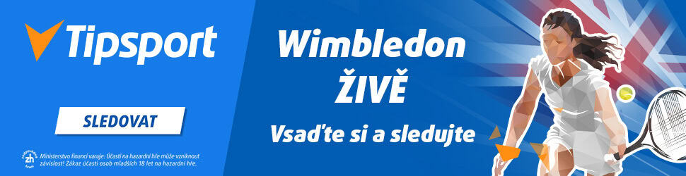 Tenis Wimbledon živě na TV Tipsport