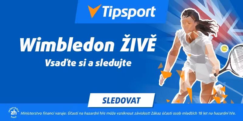 Tenisový Wimbledon živě na TV Tipsport