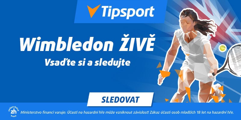 Tenisový Wimbledon živě na TV Tipsport