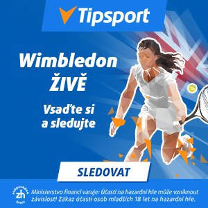 Wimbledon tenis živě na TV Tipsport