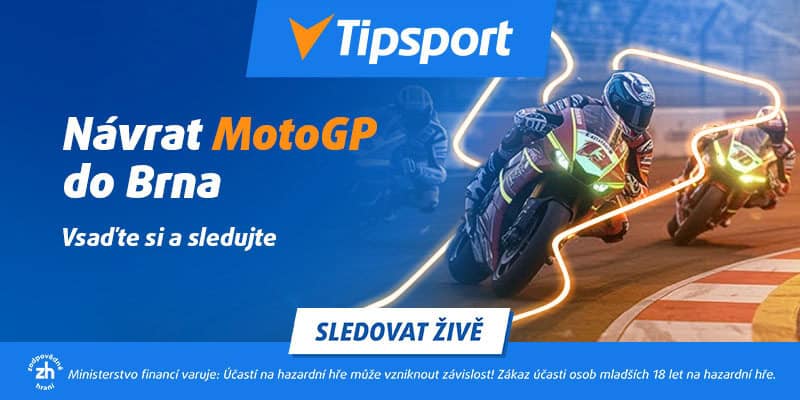 MotoGP Brno živě na V Tipsport