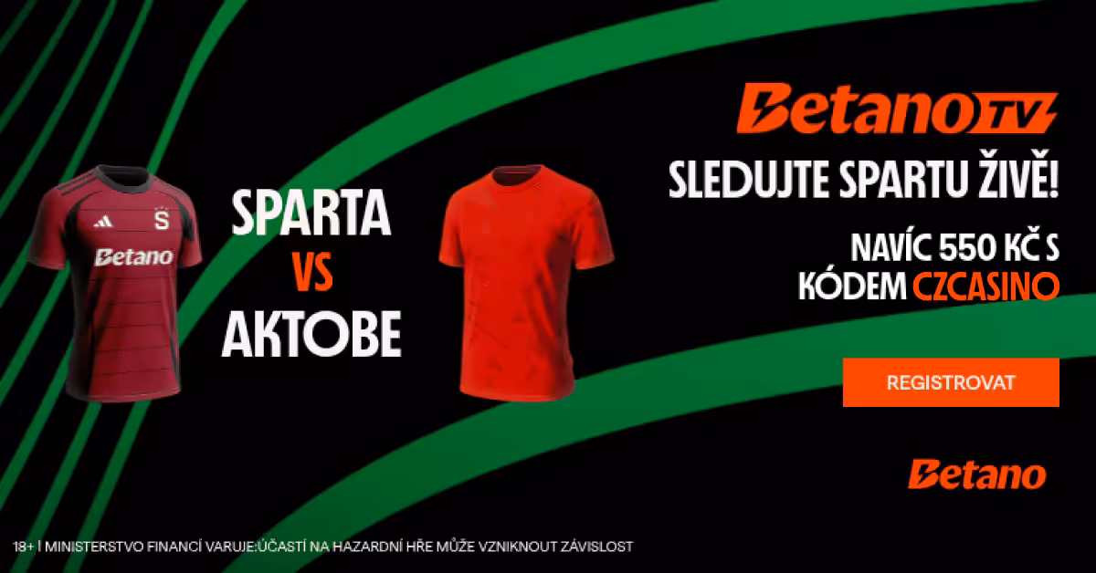 Live stream Sparta - Aktoe zdarma na Betano TV