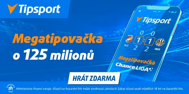 Tipovačka zdarma o 125 milionů s Tipsportem