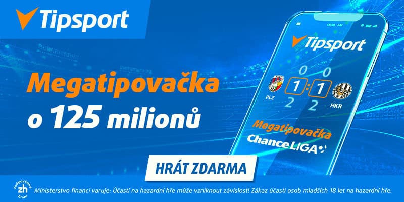 Tipovačka zdarma o 125 milionů s Tipsportem