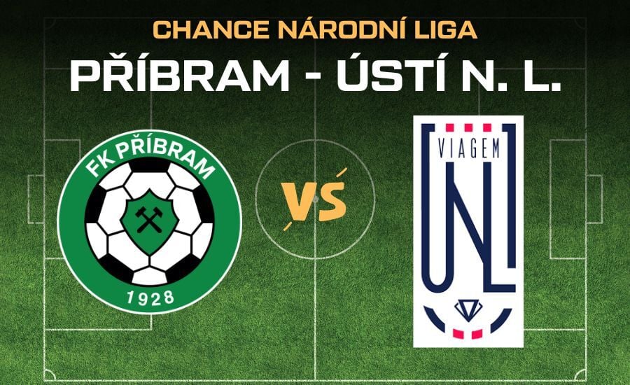 Příbram - Ústí nad Labem zápas Chance národní ligy