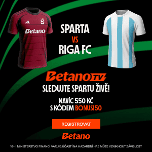 Sparta - Riga ve 4. předkole Konferenční ligy