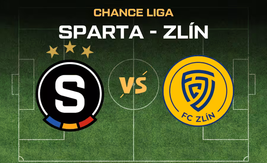 Sparta - Zlín live |31.8.| stream zdarma, online, živě v TV, sestavy, kurzy 1 Sparta - Zlín Chance Liga