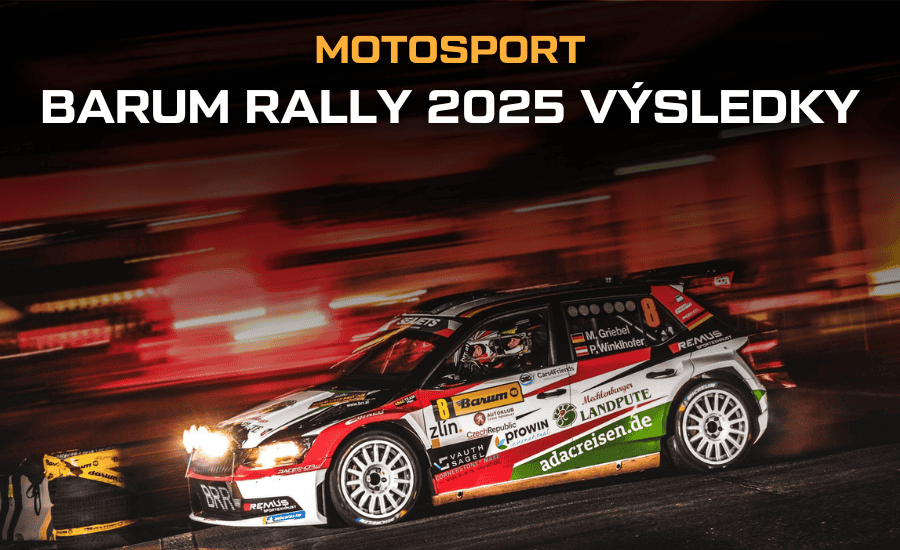 Barum rally 2025 vysledky - program neděle 17.8., vítěz a další