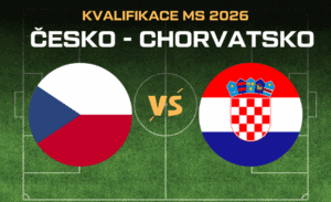 Česko - Chorvatsko Kvalifikace MS 2026