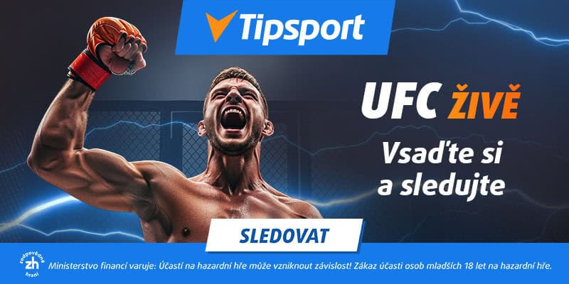 Sledujte UFC zdarma přes TV Tipsport live stream