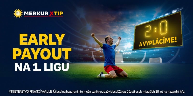 Vyplaťte si výherní tiket na 1. ligu dříve u MerkurXtip