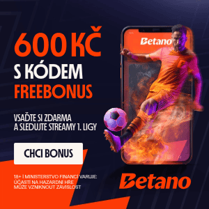 Betano bonus 600 Kč s kódem FREEBONUS