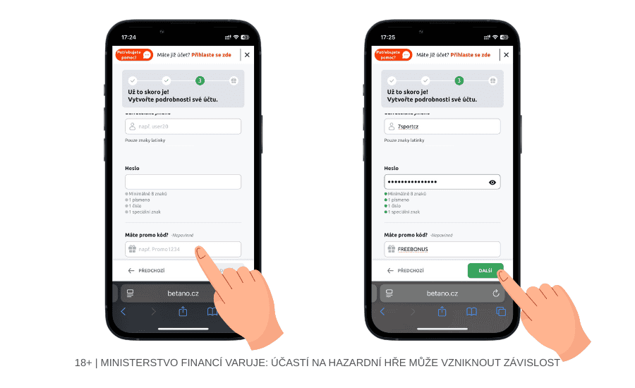 Betano promo kód 2025 – získejte bonus díky promokódu FREEBONUS! 5 Betano promo kód návod
