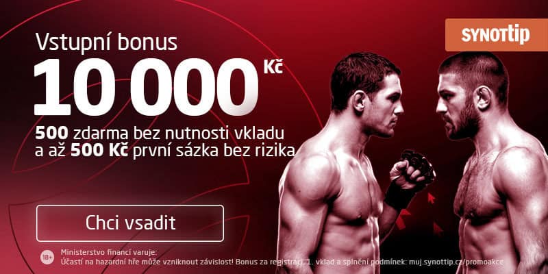 RFA MMA organizace – program turnajů, zápasníci, vstupenky, majitel, zápasy 3 Bonus 1 000 Kč zdarma od Synotu
