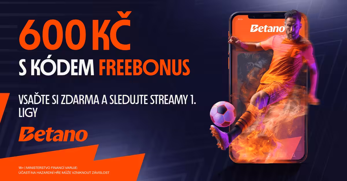 Bonus 600 Kč od Betano s kódem FREEBONUS