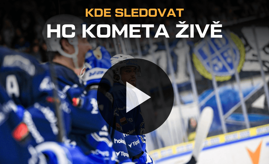 Kde sledovat Kometu Brno live 2025 – Kometa živě v televizi nebo přes live streamy zdarma 1 HC Kometa živě