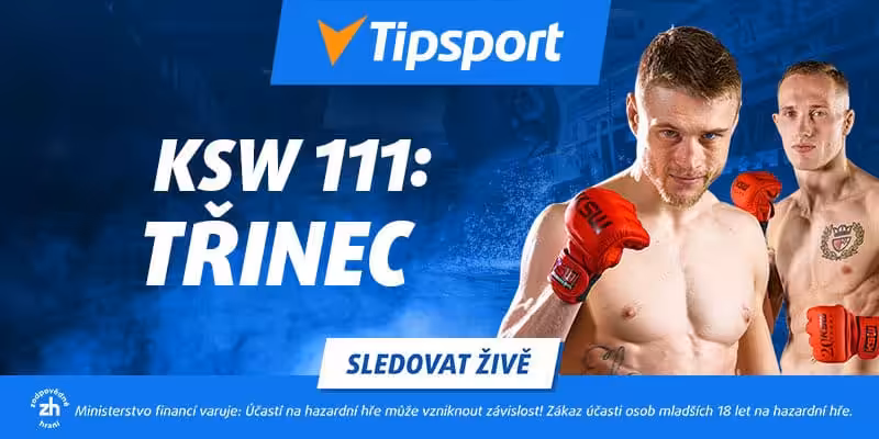 Sledujte zdarma KSW 111 Třinec na TV Tipsport