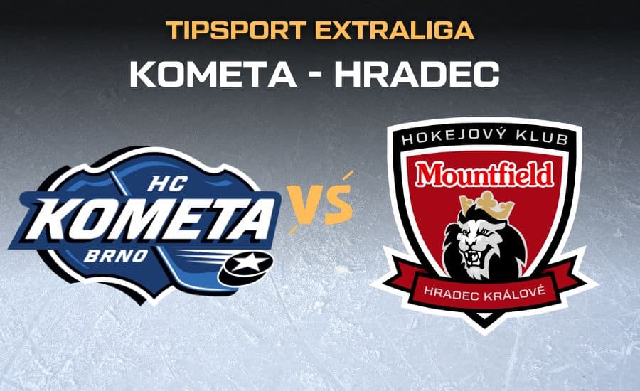 Kometa - Hradec živě |28.10.| live stream zdarma, TV přenos, sestavy, bilance, kurzy 1 Kometa - Hradec