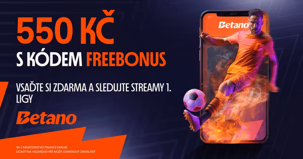 Bonus 550 Kč od Betano s kódem FREEBONUS