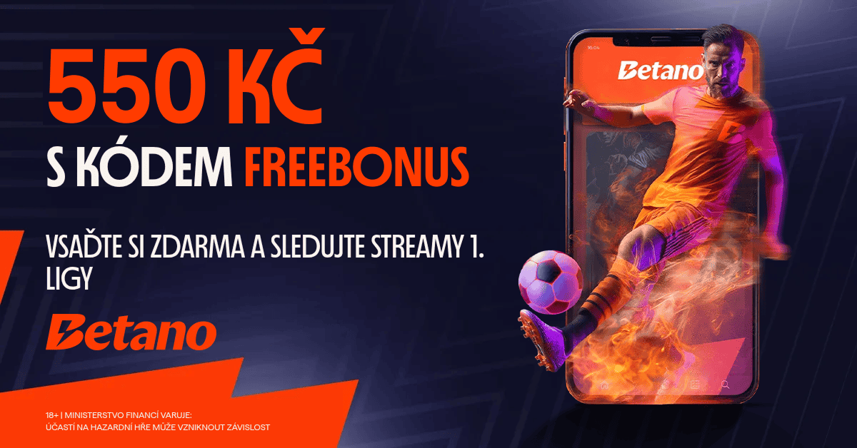 Bonus 550 Kč od Betano s kódem FREEBONUS