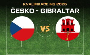 Česko - Gibraltar: Kvalifikace MS 2026