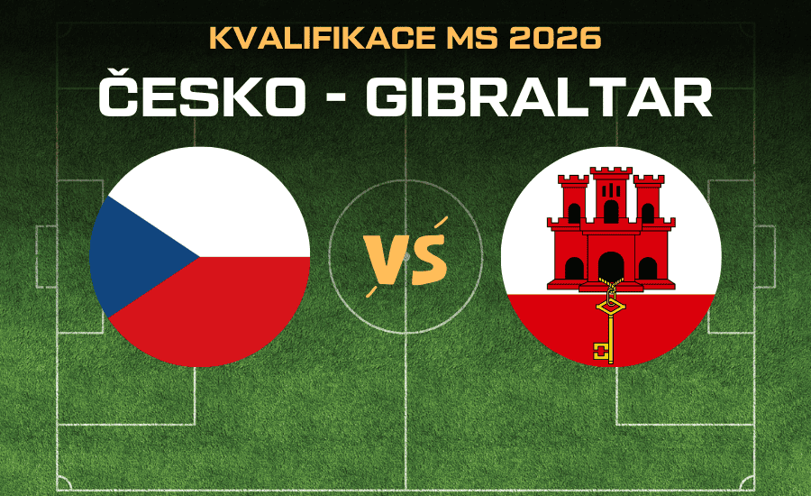 Česko - Gibraltar: Kvalifikace MS 2026